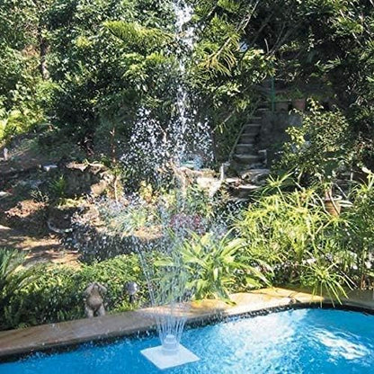3-Tier Swimming Pool Fountain, Easy Set Up in White