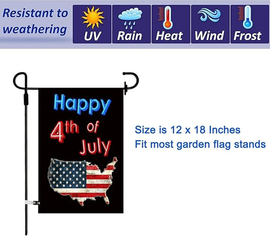 CDLong Seasonal Garden Flag Set of 12 Double Sided 12 x 18 Inch Yard Flag, Small garden flags for outside, Christmas Spring Seasonal Flag for Outdoor Holiday Decorations