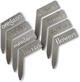 Planter Size Small Metal Garden Plant Vegetable Flower or Herb Markers 13.5 Inches Tall (elderberries, Raw, Unfinished Steel)