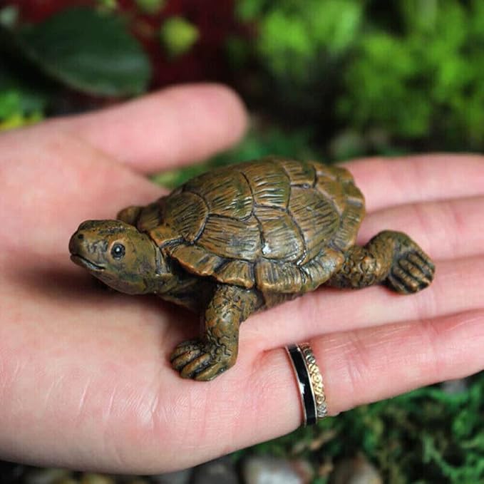 TEAMWILL 2X Turtle Outdoor Statue Tortoise Garden Figurine Home Decor Sculpture Ornament