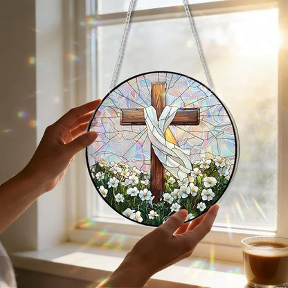 Sun Catchers Indoor Window, Acrylic Rainbow Suncatcher Window Hanging Decoration for Living Room Bedroom Summer Home Balcony Ornaments Decoration (SC2204)