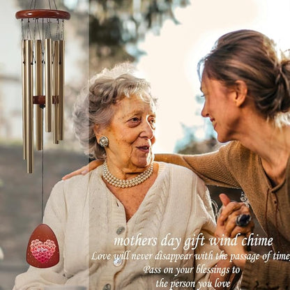 Gifts for Mom, Mom Gifts Wind Chimes 32", Birthday Gifts for Mom from Daughter Son, Love Reminder for Mothers Day Thanksgiving Christmas