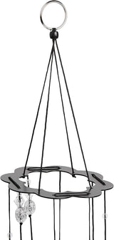 Spoontiques Skull and Crossbones Wind Chime - Outdoor Garden Décor - Decorative Chimes for Yard, Garden, Backyard and Patio Decoration
