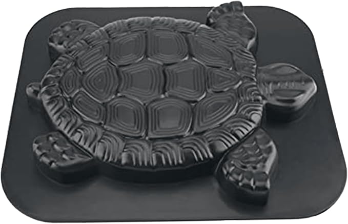 Concrete Molds DIY Unique Turtle Shape Stepping Stone Molds Reusable Personalized Garden Decor Tortoise Pavement Mold for Crafting Statue, Pathway, Stepping Stones