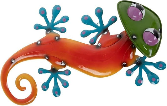 Hobby Lobby Metal Gecko Wall Art, Bouncing Head Design, Spring (Green)
