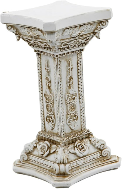 Roman Pillar Statue Sculpture Garden Pedestal Decorative Roman Column Statue Figurine for Party Indoor Outdoor Decoration