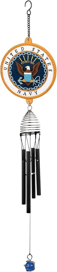 Red Carpet Studios 15174 Patriot Military Wind, Navy Chime, 21-Inch