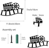CREATCABIN Movie Reel Metal Wall Art Decor Wall Sculpture Hanging Decoration Sign Iron Outline Wall Art Black Rustic Decor Ornament Wall for Indoor Outside Living Room Home Office 12 x 7Inch