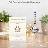 Pet Memorial Gifts for Loss of Dog: Cat Crystal Suncatcher: A Dog & Cat Sympathy Gift for Grieving Friends, Pet Loss Bereavement Keepsake, and Rainbow Bridge Remembrance Ornament