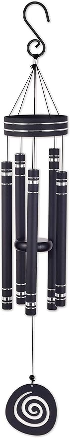 Sunset Vista Designs Durable Metal Vista Classics Galaxy Wind Chime, 36-Inch, Black