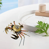 pistro Handcrafted Metal Animal Sculpture Figurine for Yard Tea Table Bedroom Outdoor Lawn Decor 2.20inchx2.56inchx1.57inch