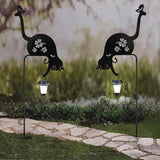 Cat and Dog Metal Decorative Garden Stakes, Silhouette Stakes Animal, Yard Art for Outdoor Decor, Patio, Lawn Ornaments, Animal Lovers Gifts(new cat)