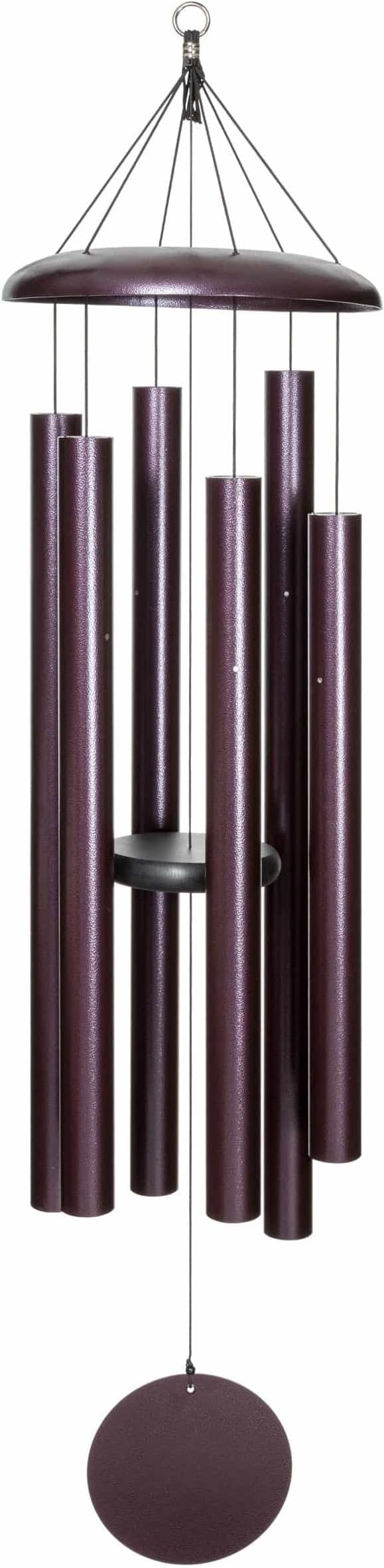 Corinthian Bells by Wind River - 56 inch Plum Wind Chime for Patio, Backyard, Garden, and Outdoor Decor (Aluminum Chime) Made in The USA