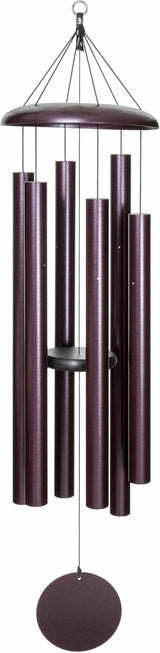 Corinthian Bells by Wind River - 56 inch Plum Wind Chime for Patio, Backyard, Garden, and Outdoor Decor (Aluminum Chime) Made in The USA
