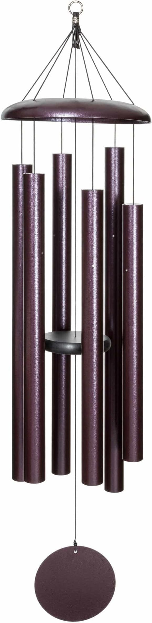 Corinthian Bells by Wind River - 56 inch Plum Wind Chime for Patio, Backyard, Garden, and Outdoor Decor (Aluminum Chime) Made in The USA