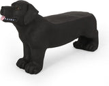 Dog Bench, Outdoor Bench, Matte Black + Black, No Assembly Required