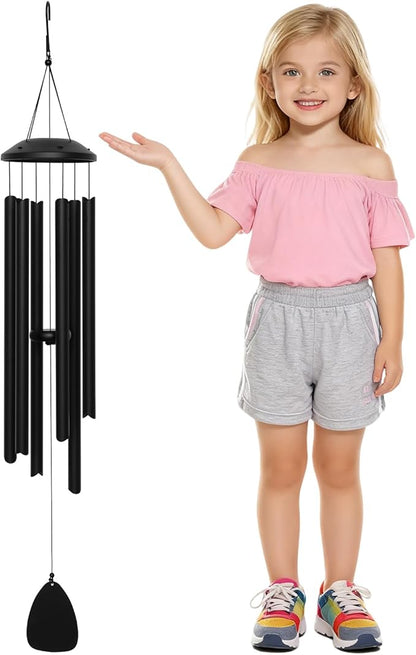 48" Wind Chimes for Indoor and Outdoor, Deep Bass Tone and Professional Tuned Aluminum Wind Chimes for Patio Garden Memorial, Sympathy Gift for Loss of Loved One, Housewarming Gift