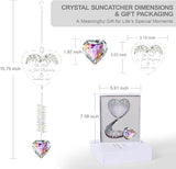 Engagement Gifts for Couples 2026, Wedding Gifts,Crystal Suncatcher for Newly Engaged, Hanging Crystal Gift Ornament, Congratulations Decorations for Friends Just Engaged