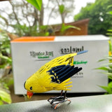 Creative Wrought Iron Yellow and Black Bird Ornaments Suitable for Decoration in Gardens, Homes, Parks, Courtyards, Outdoor Forests, Etc