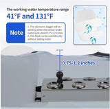Ultrasonic Mist Maker 10 Head Mist Maker Fogger 7000ml/H Ultrasonic Mister Fogger 350W Atomizer Pond Fogger IP67 Waterproof Fog Mist Machine with Float for Garden Rockery Halloween Decor (10 Heads)