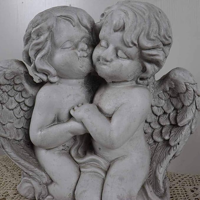 Garden Ornaments Decor Statue Outdoor,for Friends Gifts Art Ornaments Decor Crafts Figurines Collectible Prop Angel Sculpture Statue, Garden Retro Angel Ornament Sculpture Model