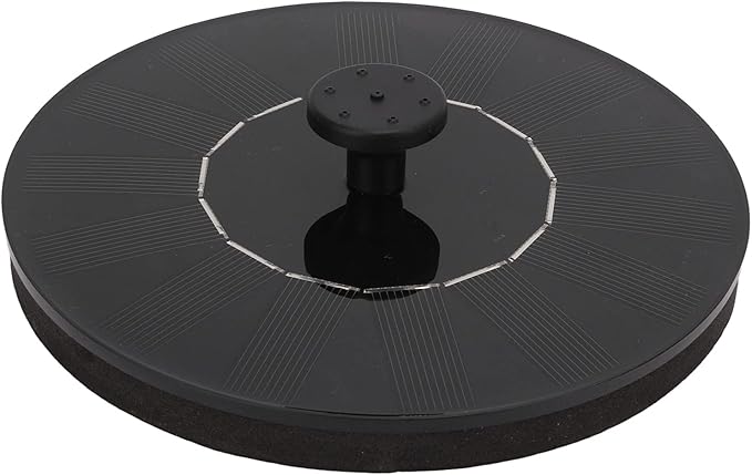 Solar Fountain Pump, ing Solar Fountain for Bird Bath, 7 Nozzles with 30 60cm Spray Height, ed Garden for Pool oor r, Includes