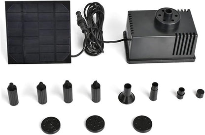 Solar Powered Water Fountain with Multiple Spray Heads, Solar Water Pump for Bird Bath, Garden Pond, Patio & Outdoor Decoration