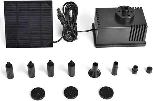Solar Powered Water Fountain with Multiple Spray Heads, Solar Water Pump for Bird Bath, Garden Pond, Patio & Outdoor Decoration