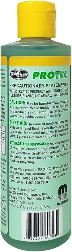 EASYCARE 2 Pack 8 Oz ProTec Scale and Stain Remover - Prevents White Calcium Scale and Metal Stain Buildup