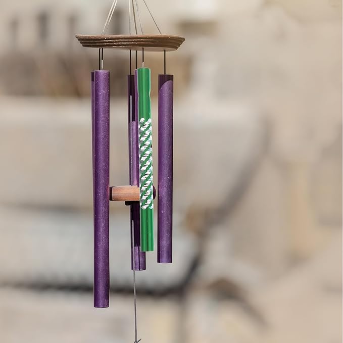 NUOBESTY 80Pcs Wind Chime Tubes for DIY Crafts, Colorful Metal Windchime Pipe Replacement Parts Kit, Mini Hanging Ornament Maker for Kids Home Garden Outdoor Decor (8 Colors)