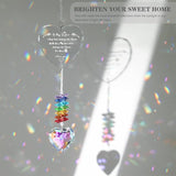 Sister Gifts, Crystal Suncatcher Gifts for Sister Birthday, Sisters Gifts from Sister, Unique Gifts for Sister, Window Hangings Home Decoration