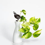 GLOBLELAND 5 Pcs Quail Birds Garden Stakes Birds Metal Decorative Garden Stakes Metal Yard Signs Decoration for Lawn Patio Yard Garden Decor