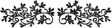 CREATCABIN Black Metal Vine Wall Decor Metal Leaf Wall Art Iron Symmetry Silhouette Tree Leave Plant Sculpture Artwork Sign Ornament Decoration for Living Room Office Garden Balcony 7.9 x 3.9 Inch