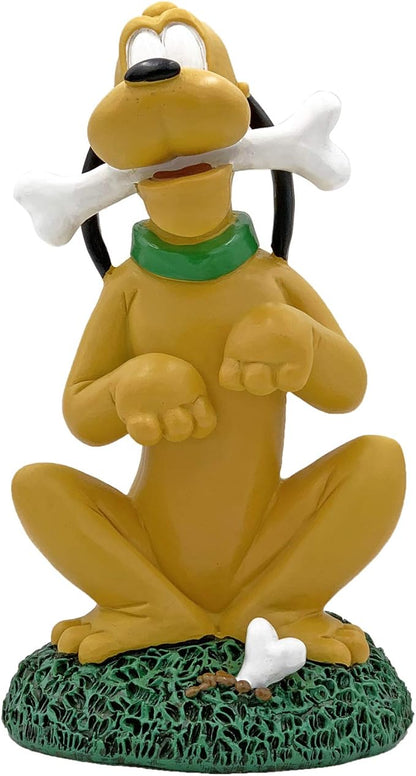 Disney Pluto with Bones Everyday Outdoor Garden Statue 8 inches Tall Officially Licensed Disney Product