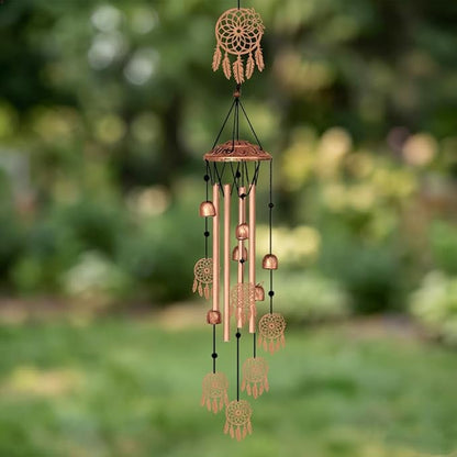 ORIGACH Dream Catcher Wind Chimes, Metal Wind Chimes Indoor Outside Decor for Lawn, Patio, Home, Garden, Large Wind Chime Gifts for Birthday Family & Friends