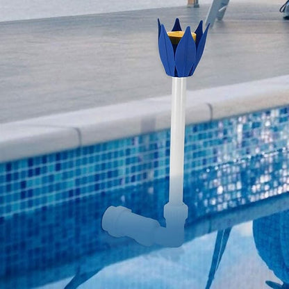 Pool Fountain Jet Adjustable Waterfall Pool Fountain Spray Above & Inground Swimming Pool Waterfall Sprayer Lotus Flower Pond Fountain Nozzle Accessories