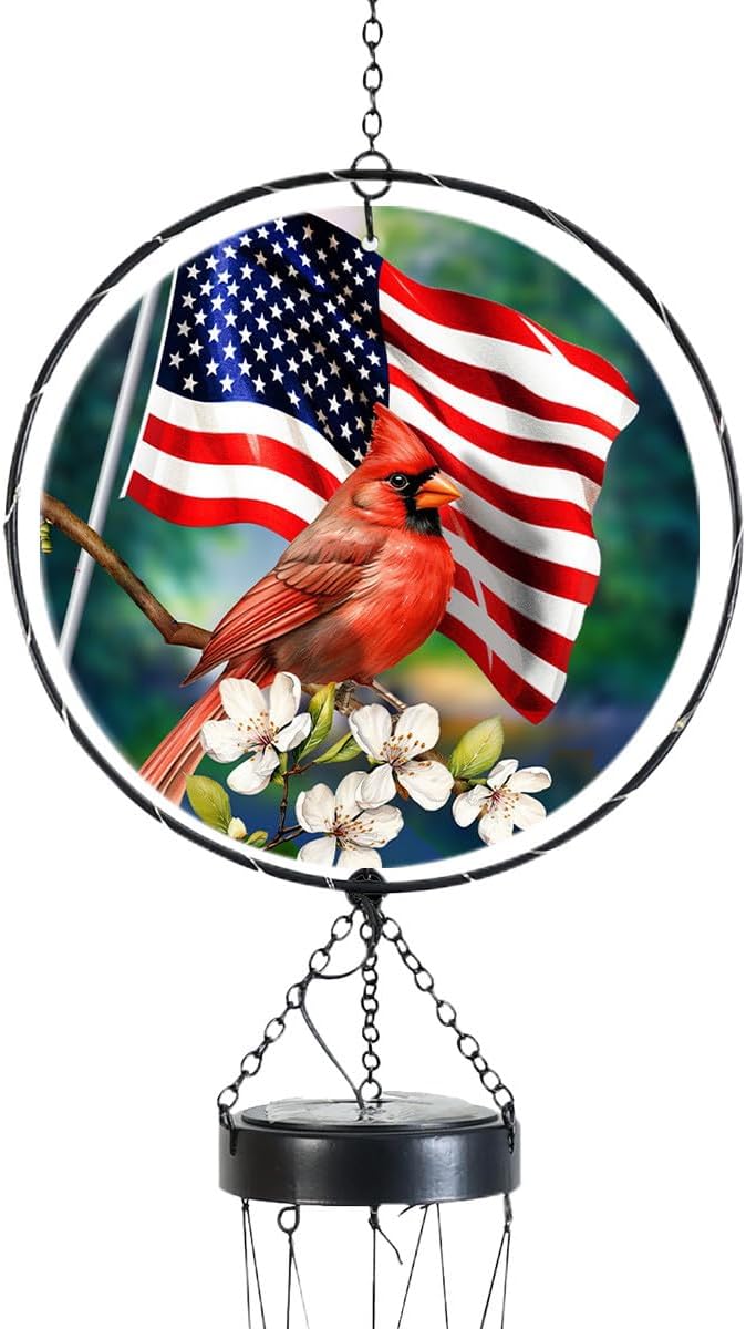 Briarwood Lane American Cardinal Illuminated Wind Chime