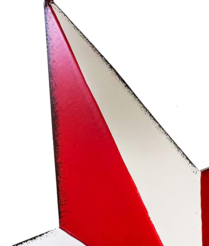 Rustic Metal 3D Barn Americana Stars Patriotic Wall Decoration American Flag Wall Star July 4th Country Americana USA Star with God Bless America Sign
