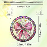 Chrismas Acrylic Stained Glass Window Hanging,Sun Catcher Decor Stained Panel Hangings Wall Art Decor, best christmas gifts 2026 8x8inch (SCL003 Bell)