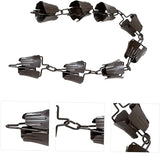 1m Flower Chain Rain Chain Gutter Hangers Decorative Chimes Cups Replacement for Gutter Style Decor