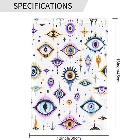 Evil Eyes Garden Flags 12×18 Inch Funny Double Sided Decorative Yard Banner Seasonal Flag for Outdoor Outside Decor