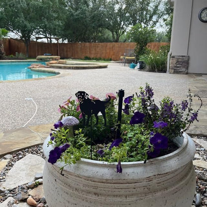 Personalized Chihuahua Garden Statue Stake,Custom Chihuahua Outdoor Yard Art Decor,Memorial Remembrance Sculpture,Outdoor Statue for Yard Garden Porch Lawn Grassland Park Farm Flowerpot Decor.