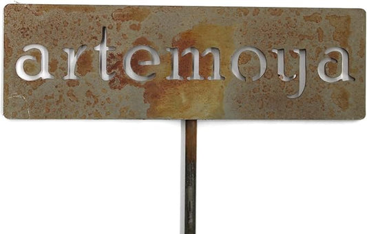 Classic Metal Garden Markers Clearance Items 20 to 33 Inches Tall (artemoya 20", Naturally Rusted)
