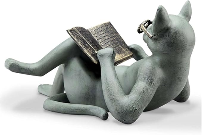 Garden Statues Garden Animal Sculpture Garden Ornament, Vintage Outdoor Garden Statues, Waterproof Resin Sculpture, Statue Outdoor Animal Sculpture for Resin Home or Garden Decoration Yard Lawn Garden