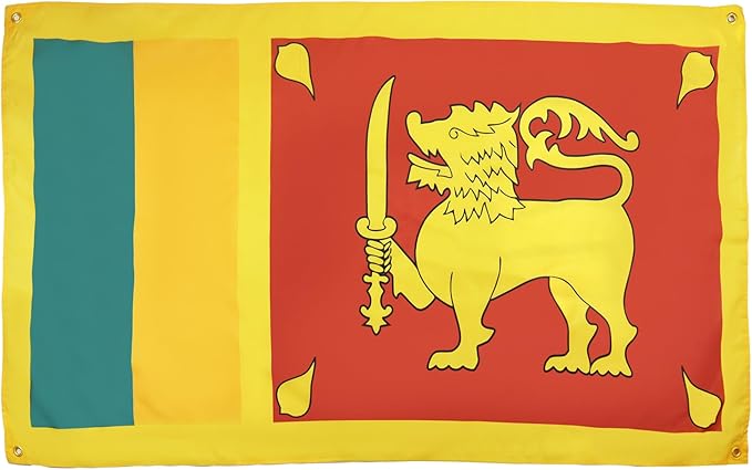 AZ FLAG Sri Lanka Flag 150 x 90 cm with 4 Eyelets for Balcony or Wall