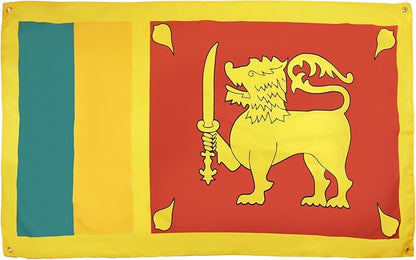AZ FLAG Sri Lanka Flag 150 x 90 cm with 4 Eyelets for Balcony or Wall