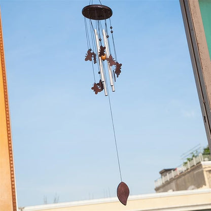 Hand Tuned Aluminum Feng Shui Wind Chime for Patio, Garden, Terrace and Balcony - Beautiful Outdoor Decor WIN-YX26B