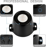 Pond Lights LED Underwater, 3000K Warm White 5W 12V-24V AC/DC Wired Submersible LED Spot Lights for Pond Fountain Waterfall Pool Aquascape, 45 Degree Angle, IP68, Stainless Steel, 6PK