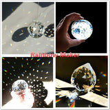 H&D Clear Jewelry Crystals Pendants Chandelier Lamp Lighting Drops Prisms Hanging Glass Prisms Parts Suncatchers Prisms Hanging Ornaments for Home,Office,Garden Decoration,Pack of 12