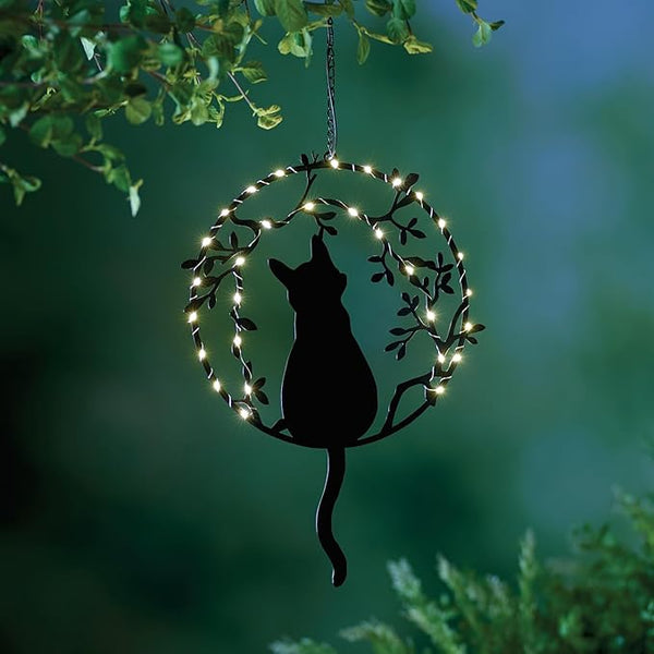 ART & ARTIFACT Hanging Solar Cat